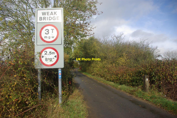 Photo 6"x4" Lane to Great Ryburgh Broom Green c2011