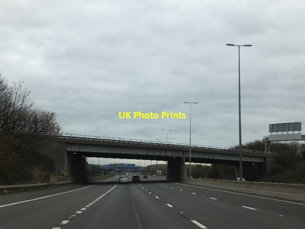 Photo 6"x4" Bridge at junction 19 of M5 Avonmouth c2011