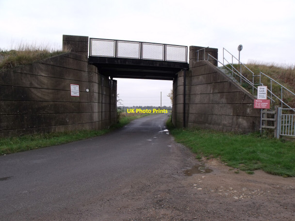 Photo 6"x4" Railway bridge over Sykes Lane Saxilby c2011