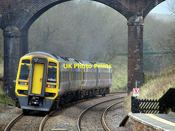 Photo 6"x4" A view north from Dent railway station Cowgill\/SD7587 c2011