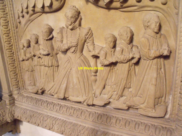 Photo 6"x4" Detail of Markham Monument, St Mary Magdalene church, Newark Newark-on-Trent c2011