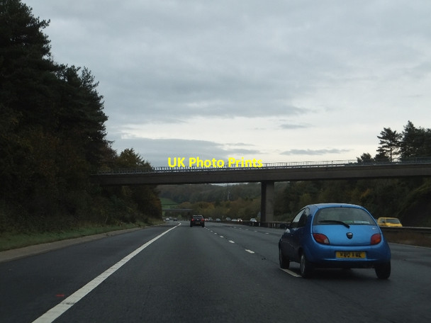 Photo 6"x4" Cuttsheath Road crossing the M5 Tytherington\/ST6788 c2011