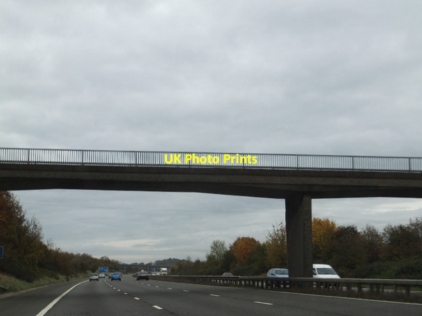 Photo 6"x4" Bridge over M5 to Whitfield Farm Bibstone c2011