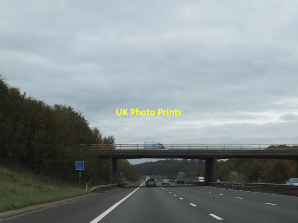 Photo 6"x4" B4509 crossing M5 at junction 14 Falfield\/ST6893 c2011