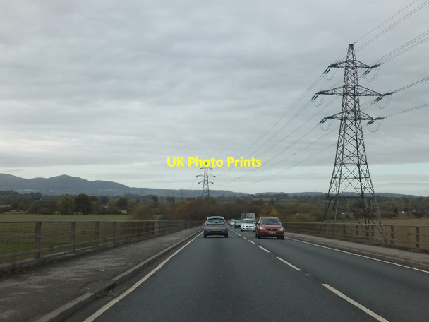 Photo 6"x4" A4440 bridge over River Severn St Peter The Great c2011