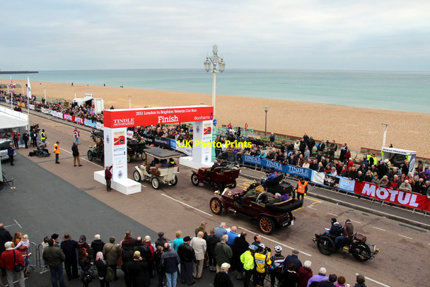 Photo 6"x4" Spectators, London to Brighton Veteran Car Run 2011 Kemp Town c2011