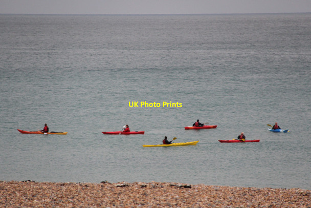 Photo 6"x4" Canoeists, Brighton, East Sussex Kemp Town c2011 P1