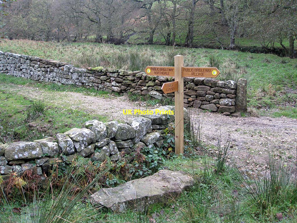 Photo 6"x4" New signs Rosedale Abbey c2011