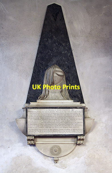 Photo 6"x4" Monument to John Fleming - St Nicolas' church, North Stoneham Eastleigh\/SU4519 c2011