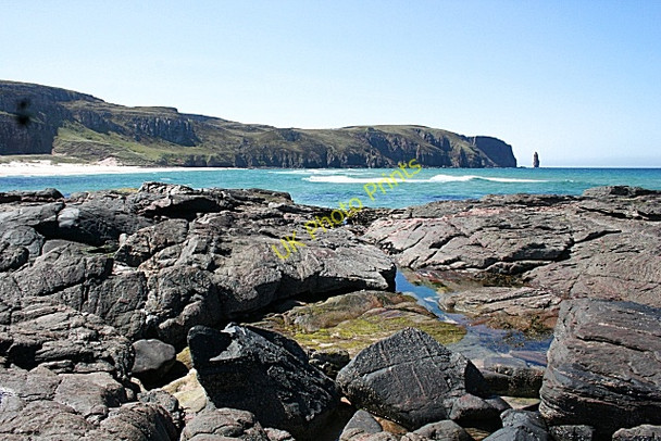 Photo 6"x4" Sandwood Bay Druim na Buainn c2008