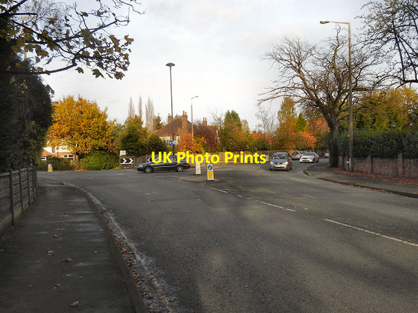 Photo 6"x4" Chester Road\/Woodford Road Roundabout Bramhall c2011