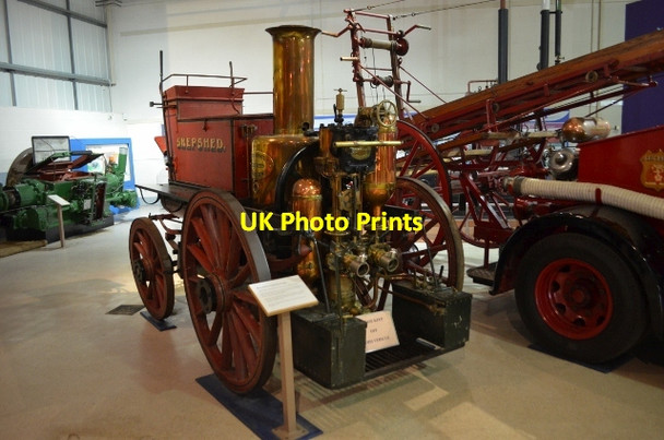 Photo 6"x4" Shepshed Fire Engine Coalville c2011