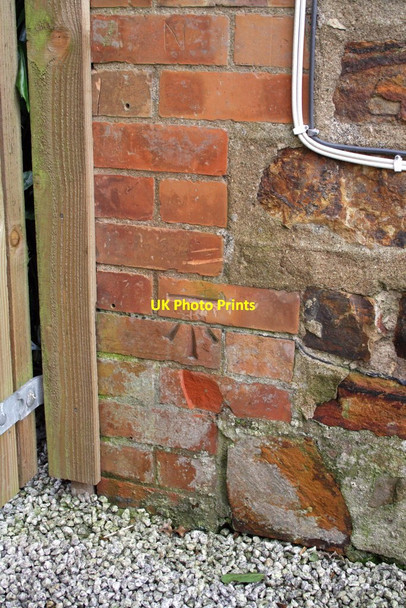 Photo 6"x4" Benchmark on #47 Treyew Road Truro c2011