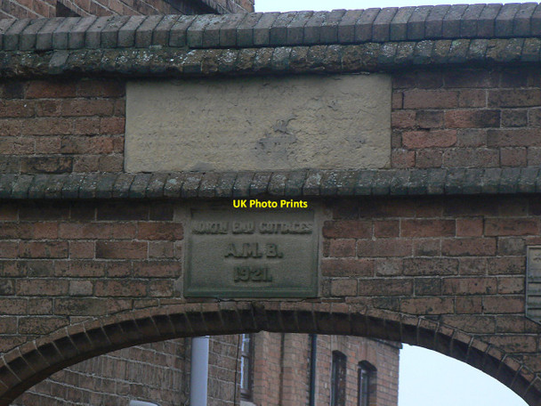 Photo 6"x4" Inscribed stones at North End Cottages Tollerton\/SK6034 c2011
