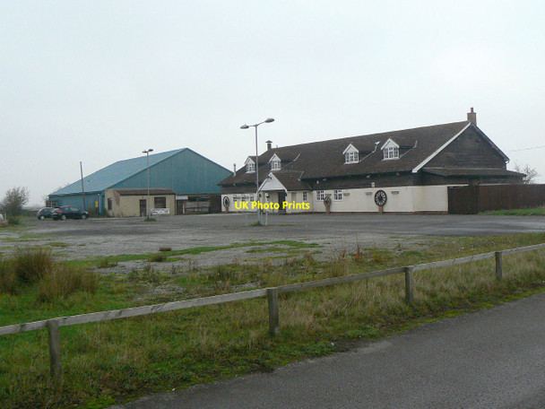 Photo 6"x4" Restaurant and flying club hangar at Nottingham Airport Bassingfield c2011