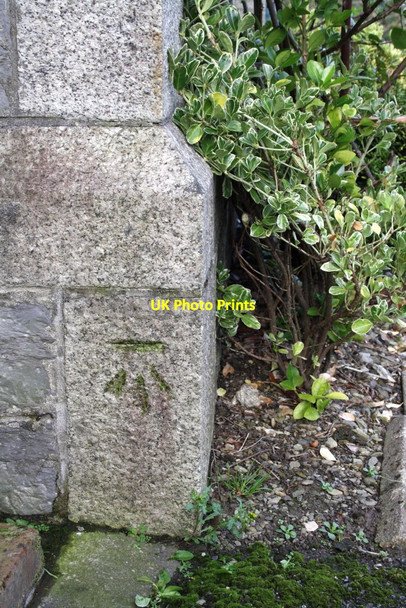 Photo 6"x4" Benchmark on Truro High School, Falmouth Road Truro c2011