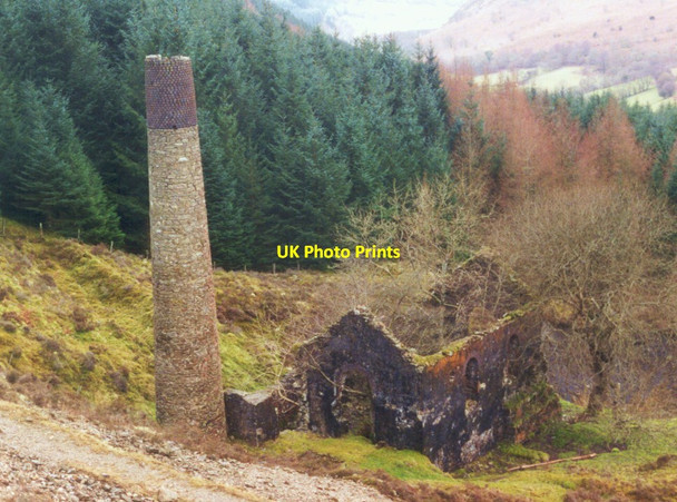 Photo 6"x4" Engine House, Nantymwyn Mine Nant-y-Bai c2002