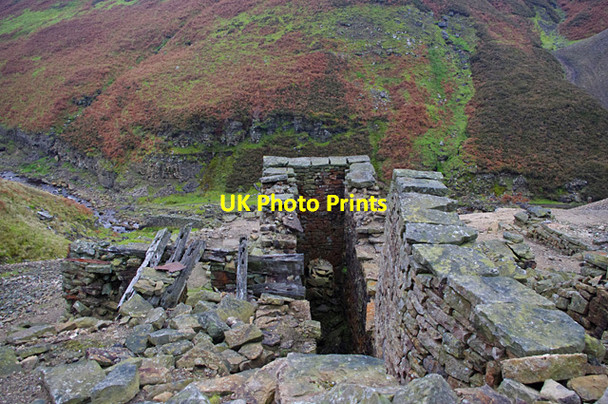 Photo 6"x4" Crushing mill, Bunton (or Bunting) Level Gunnerside c2011