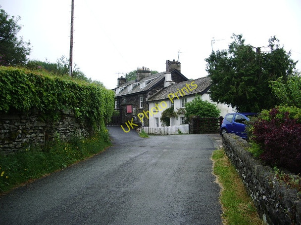 Photo 6"x4" Road as it passes Town End, Far Sawrey Far Sawrey c2008