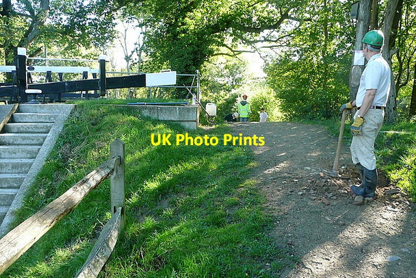Photo 6"x4" Towpath by Brewhurst Lock Loxwood c2010