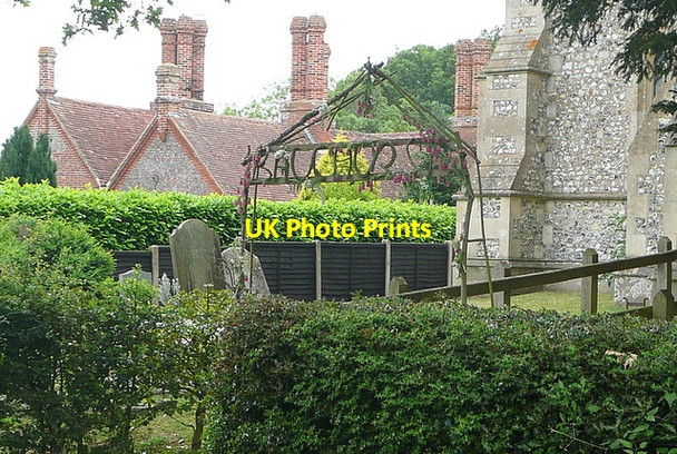 Photo 6"x4" Baughurst church Browninghill Green c2011