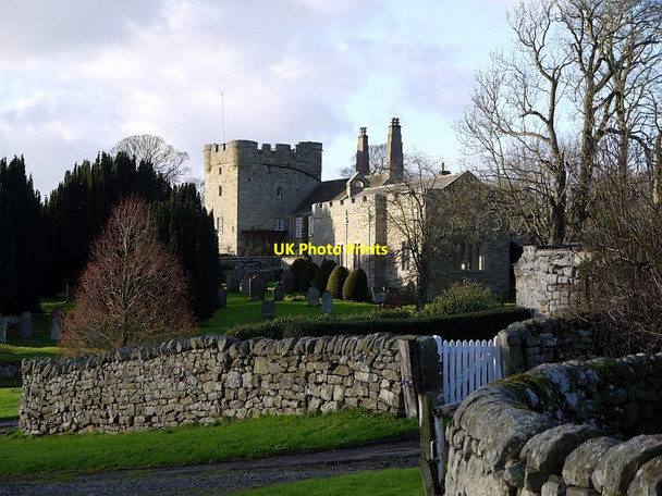 Photo 6"x4" Halton Tower and Church Halton\/NY9967 c2011