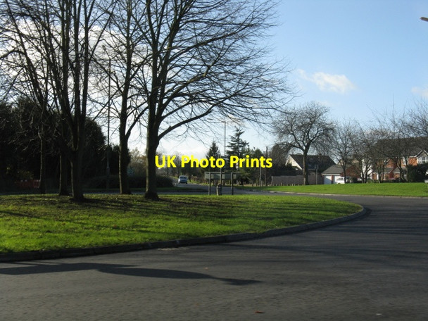 Photo 6"x4" Redditch Road roundabout, Hopwood Arrowfield Top c2011