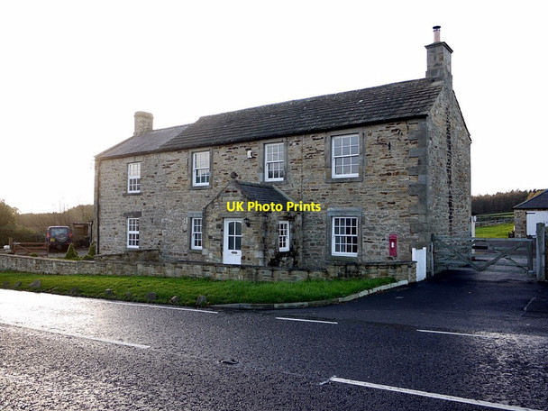 Photo 6"x4" Cottage on the A68 at Stagshaw Halton\/NY9967 c2011