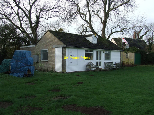 Photo 6"x4" Cricket Pavilion Burrough Green c2011