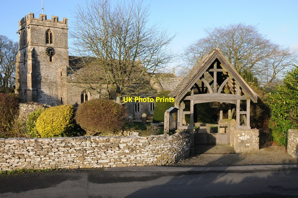 Photo 6"x4" Miserden church Lypiatt c2011