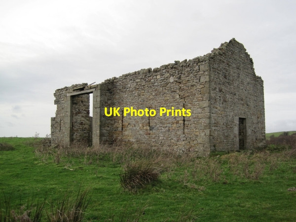 Photo 6"x4" High House (threshing barn) Halton Lea Gate c2011