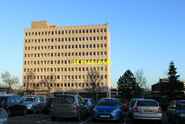 Photo 6"x4" Office Block  Kingdom Shopping Centre Glenrothes Markinch c2011