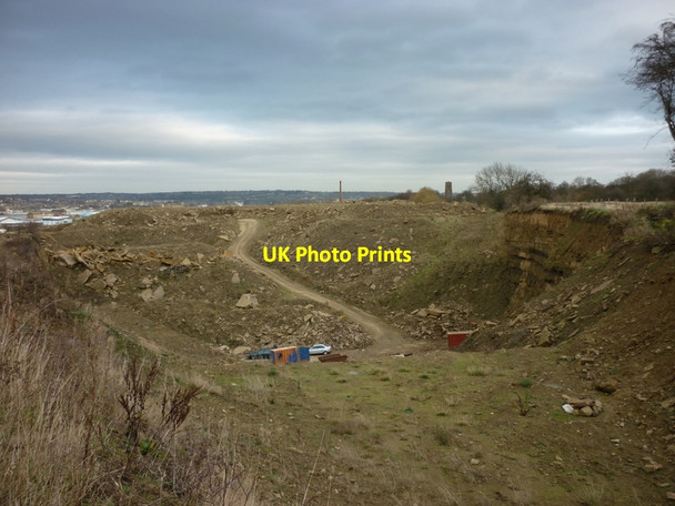 Photo 6"x4" A Quarry on Deep Lane, Clayton Scholemoor c2011