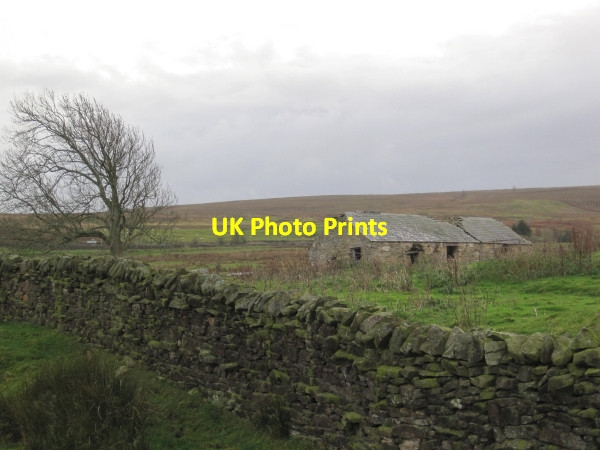 Photo 6"x4" Holly Rigg (ruin) Halton Lea Gate c2011