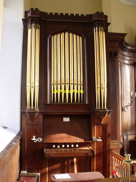 Photo 6"x4" Organ, SS Peter and Paul's church, Langton by Spilsby Aswardby c2011