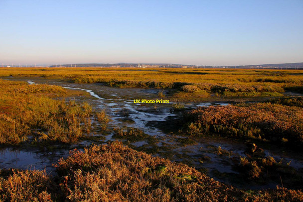 Photo 6"x4" Keyhaven Marshes Keyhaven c2011