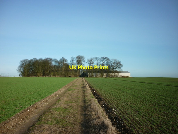 Photo 6"x4" The Centenary Way towards Field House Farm Hunmanby c2011