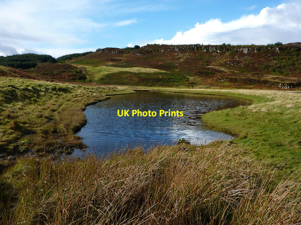 Photo 6"x4" Lochan at Diubaig Flashader c2011