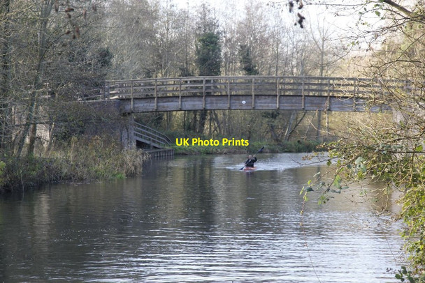 Photo 6"x4" Coming up to the bridge Woolhampton c2011