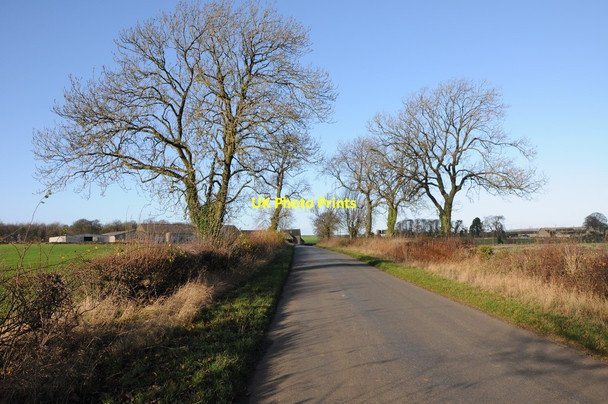 Photo 6"x4" Country road near Gaskill's Farm Winstone c2011