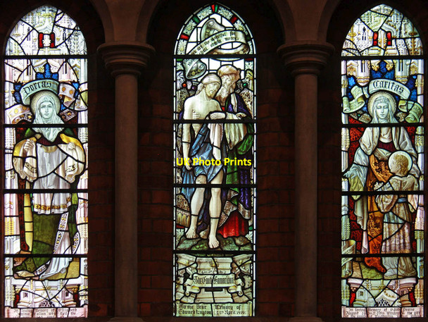 Photo 6"x4" St John the Evangelist, Church Road, Sidcup - Stained glass windows Sidcup c2011