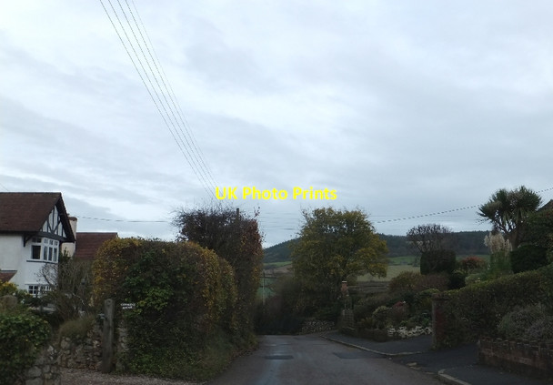 Photo 6"x4" Harcombe Lane East leaving Sidford Sidmouth c2011