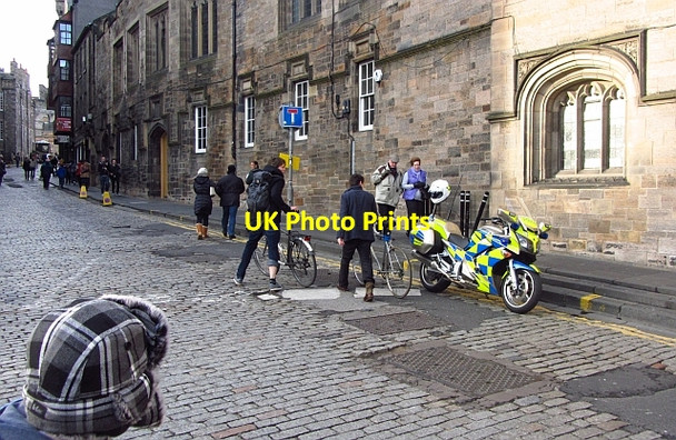 Photo 6"x4" Bikes, Lawnmarket Edinburgh c2011