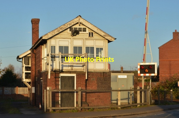 Photo 6"x4" Spalding Signal Box Spalding c2011