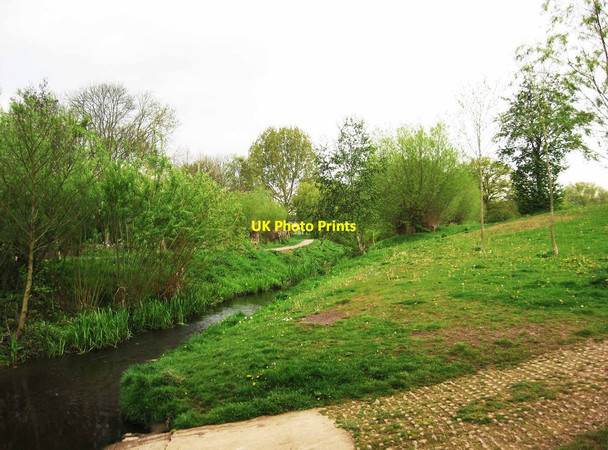Photo 6"x4" Stream in Springfield Park, Kidderminster Kidderminster c2010