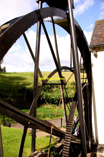 Photo 6"x4" The waterwheel at Daniels Mill Bridgnorth c2011