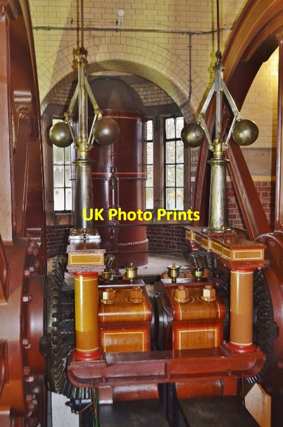 Photo 6"x4" Abbey Pumping Station - Beam Engines Leicester c2011 P1