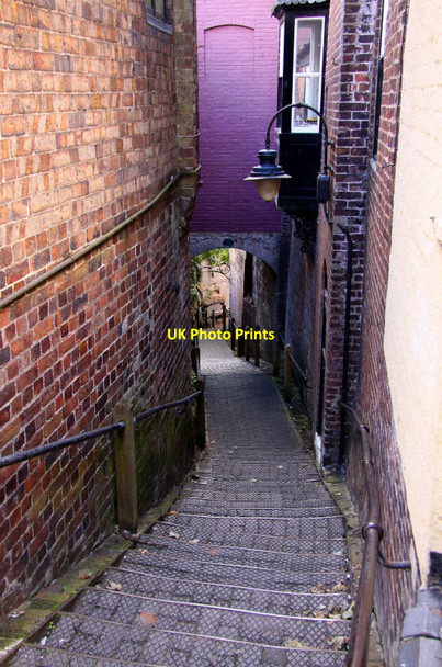 Photo 6"x4" Steps down to the River Severn Bridgnorth c2011