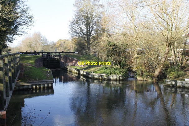 Photo 6"x4" Woolhampton Lock Woolhampton c2011