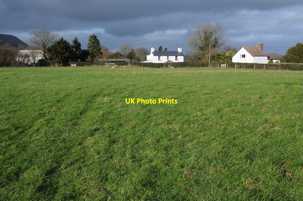 Photo 6"x4" Houses at Llanveynoe Llanveynoe c2011